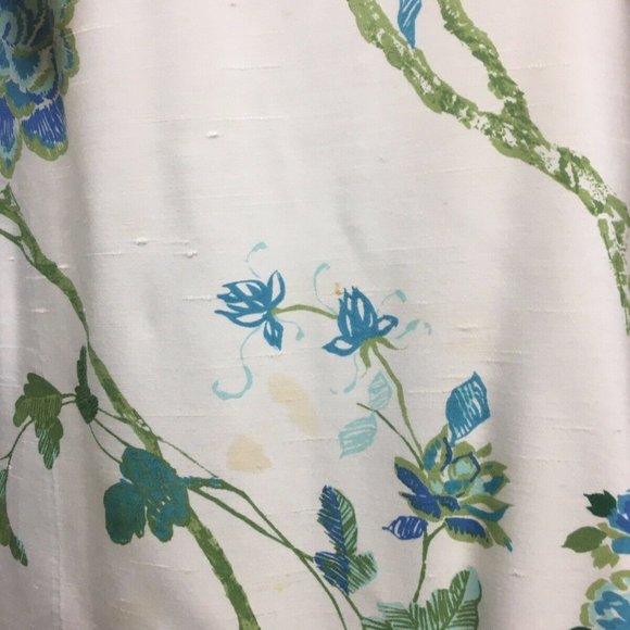 Hawaiian Casuals Stan Hicks Blue Cream dress k100 - Picture 6 of 10